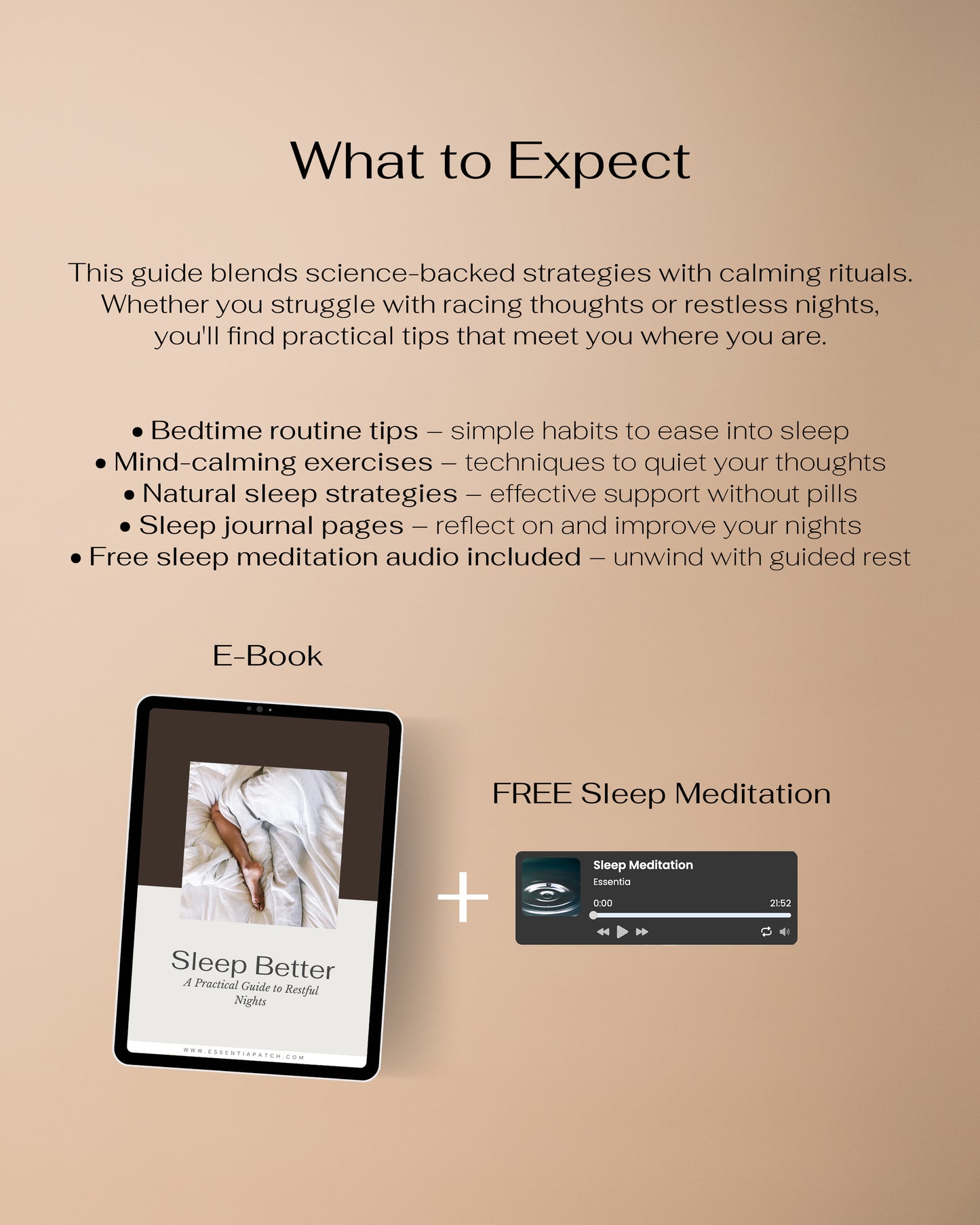 E-book: Sleep Better (A Practical Guide to Restful Nights)